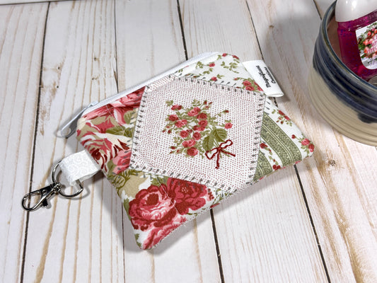 The Red Rose Mini Wallet