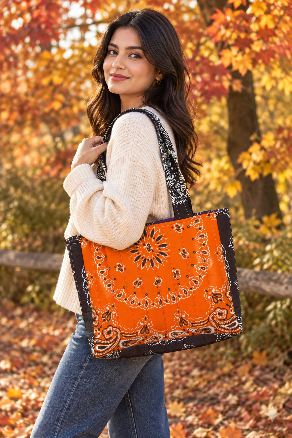 Halloween Mini Bandana Tote Bag