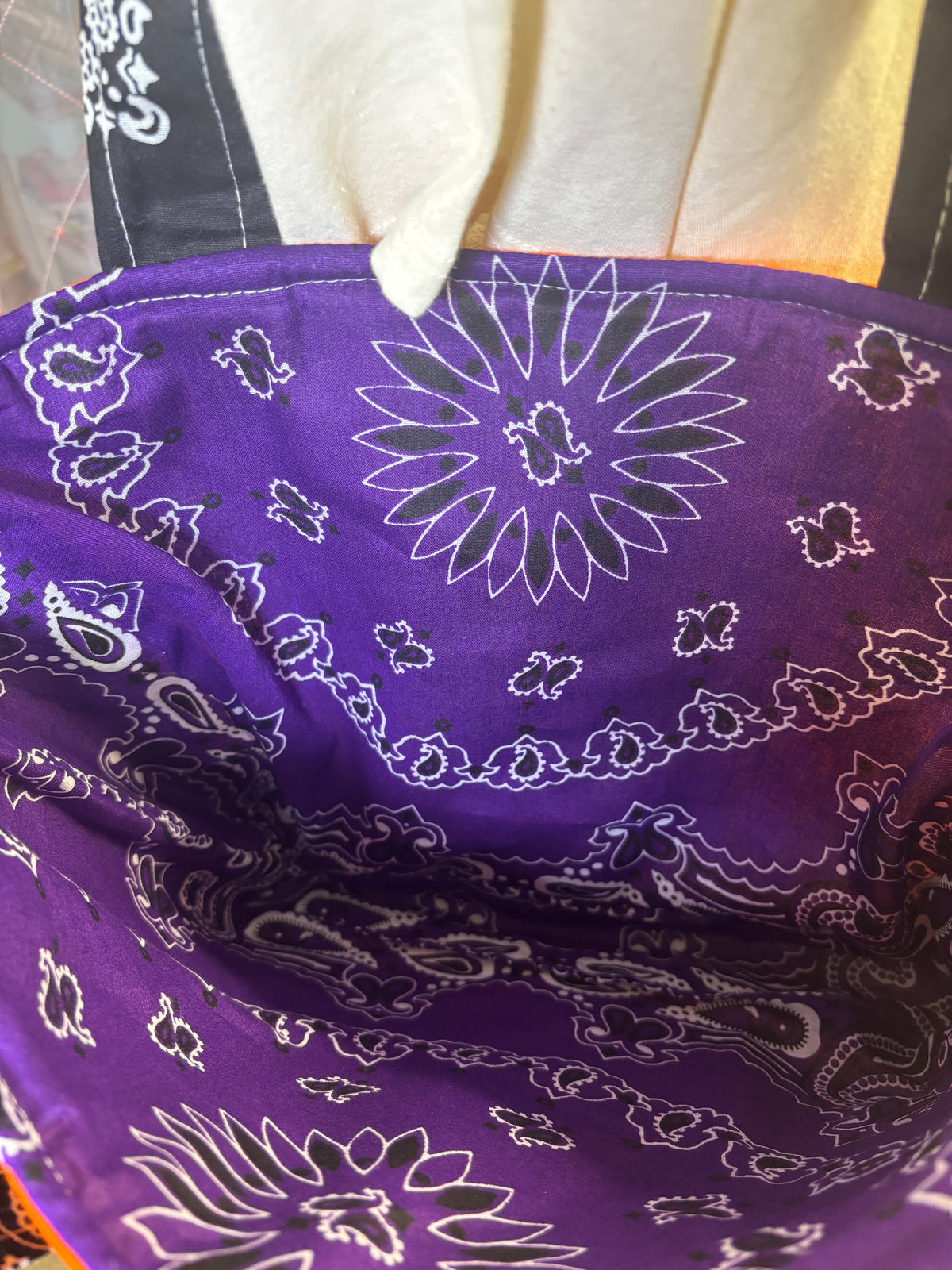 Halloween Mini Bandana Tote Bag