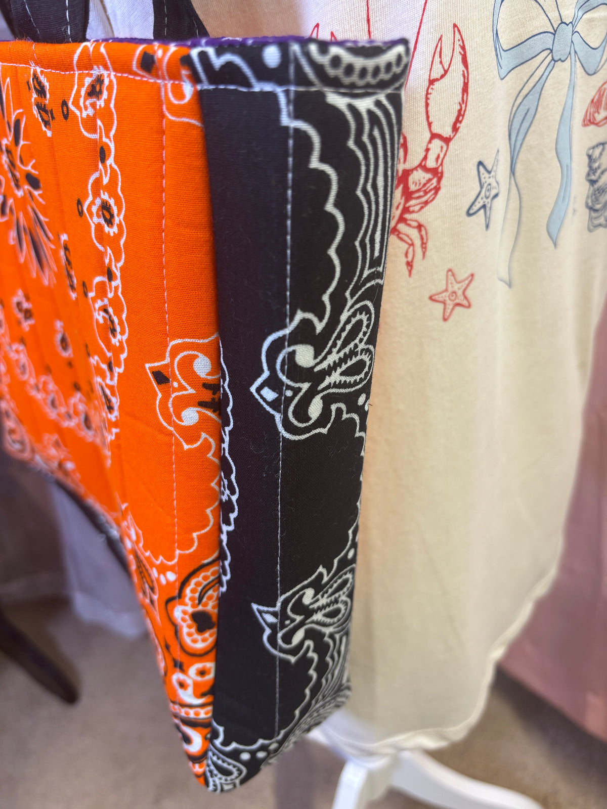 Halloween Mini Bandana Tote Bag