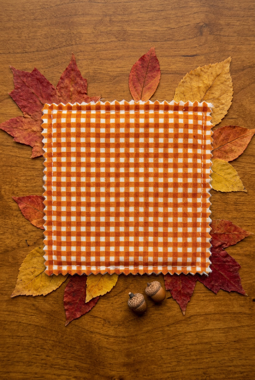 Fall Teal Pumpkin Corner Bookmark
