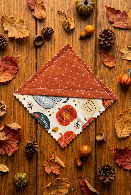 Fall Pumpkin Corner Bookmark