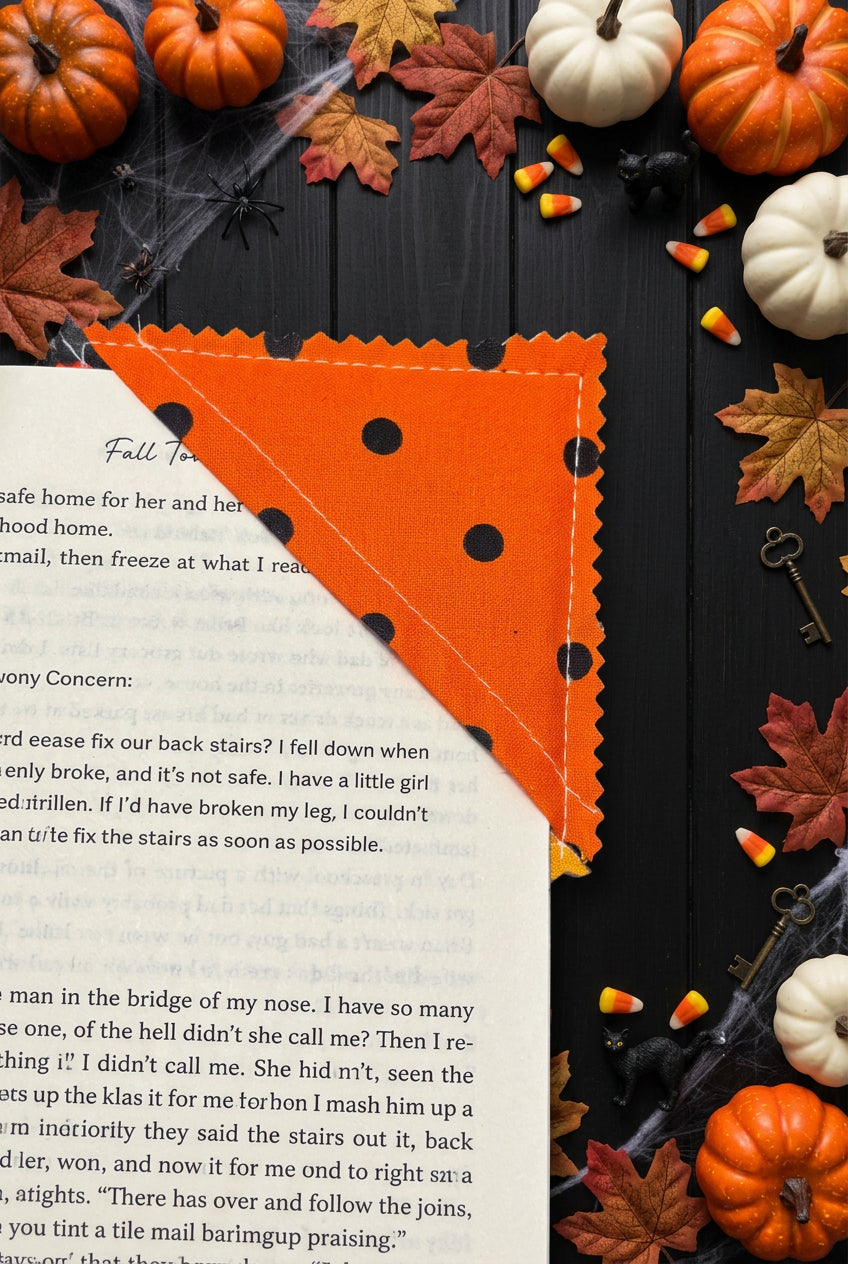 Candy Corn Corner Bookmark