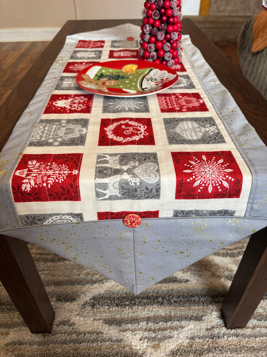 Christmas Patch Squares Table Runner