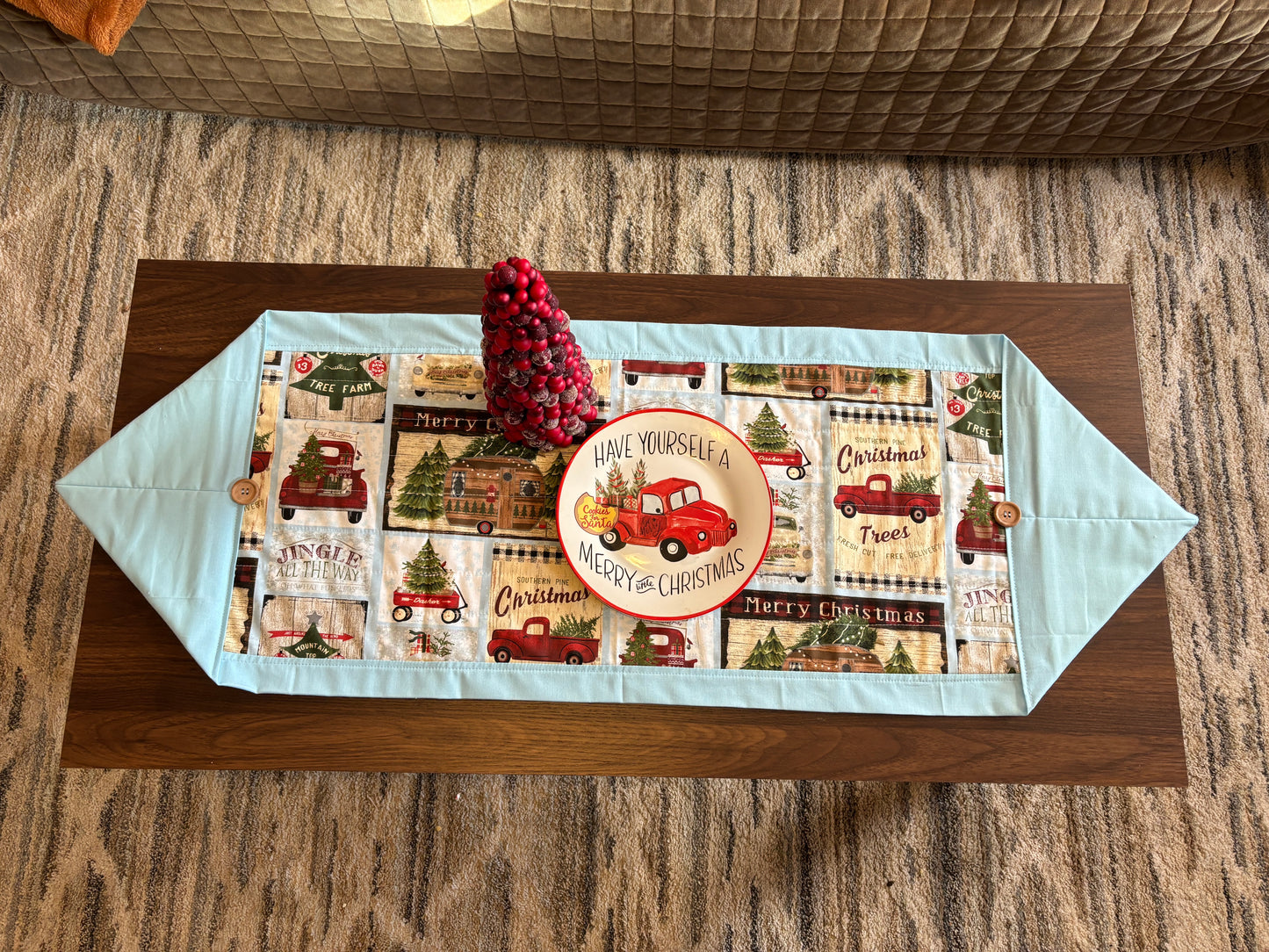 Retro Camping Table Runner