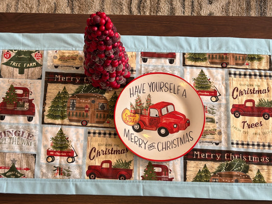 Retro Camping Table Runner