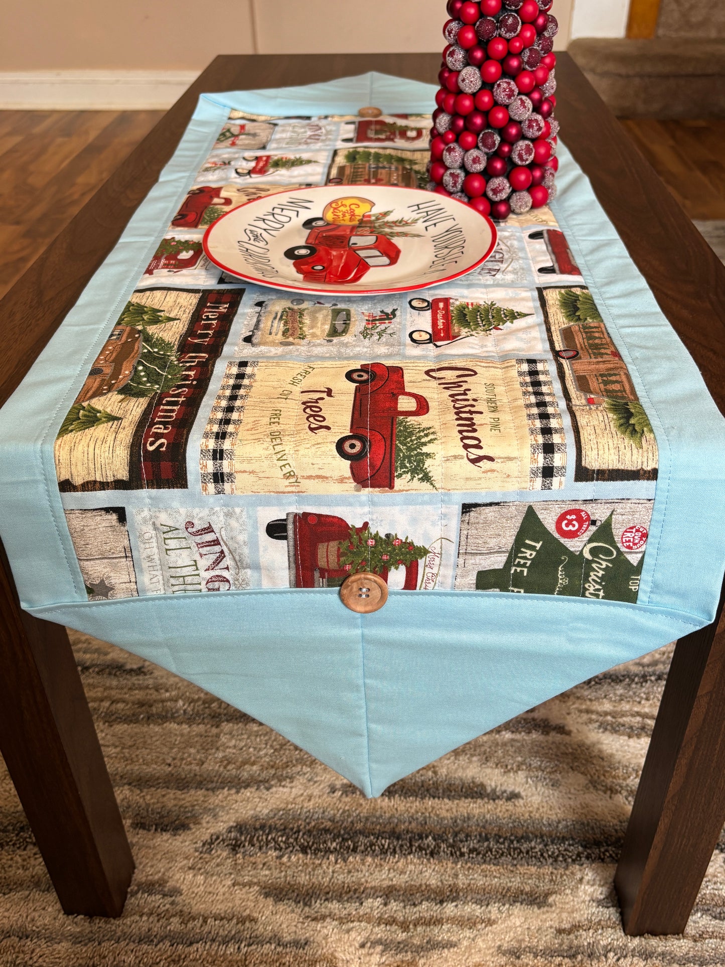 Retro Camping Table Runner