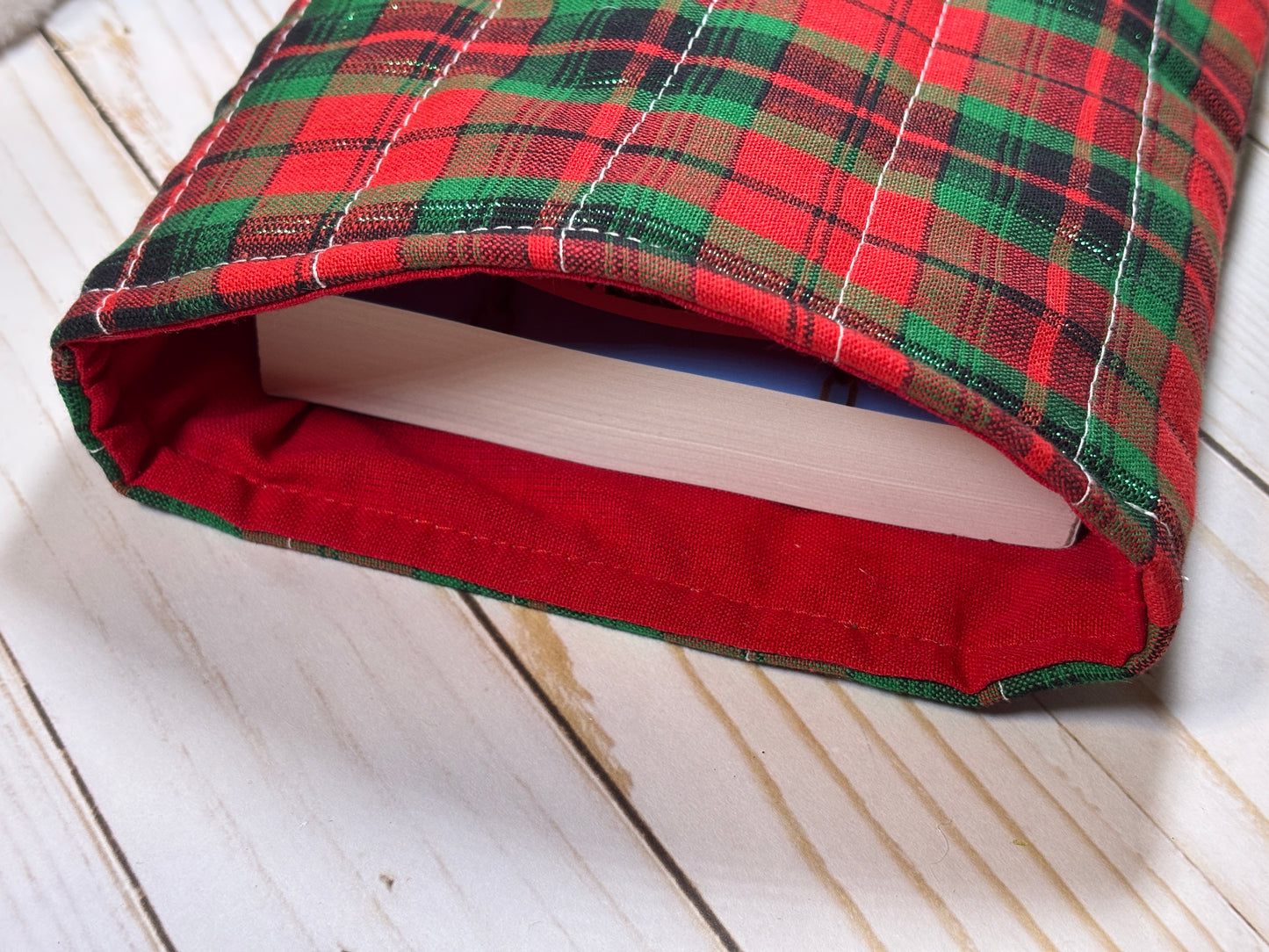 The Christmas Plaid Book Sleeve