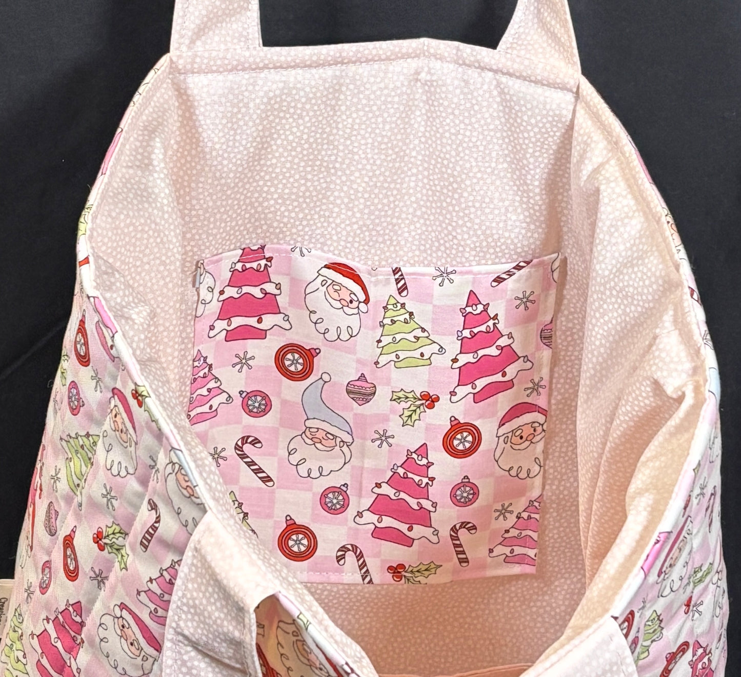 The Pink Christmas Tote Bag