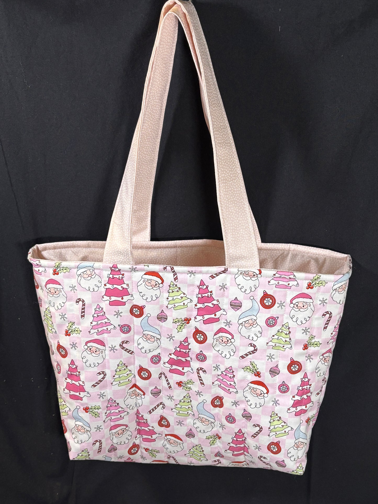 The Pink Christmas Tote Bag