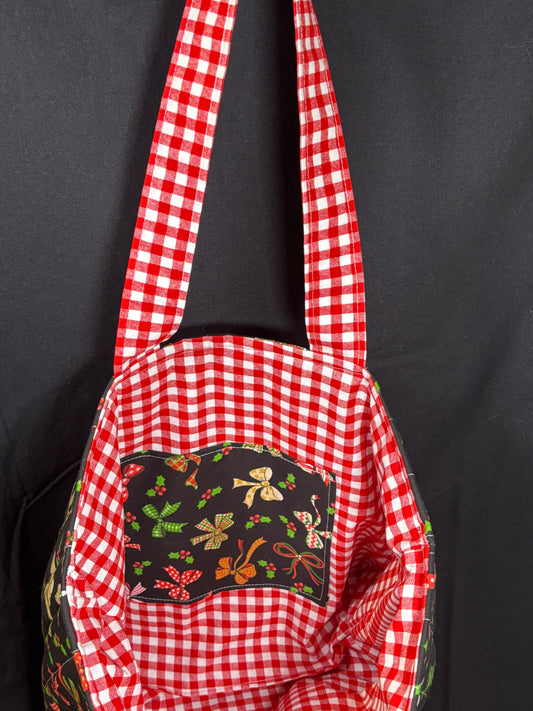 The Christmas Bow Tote Bag