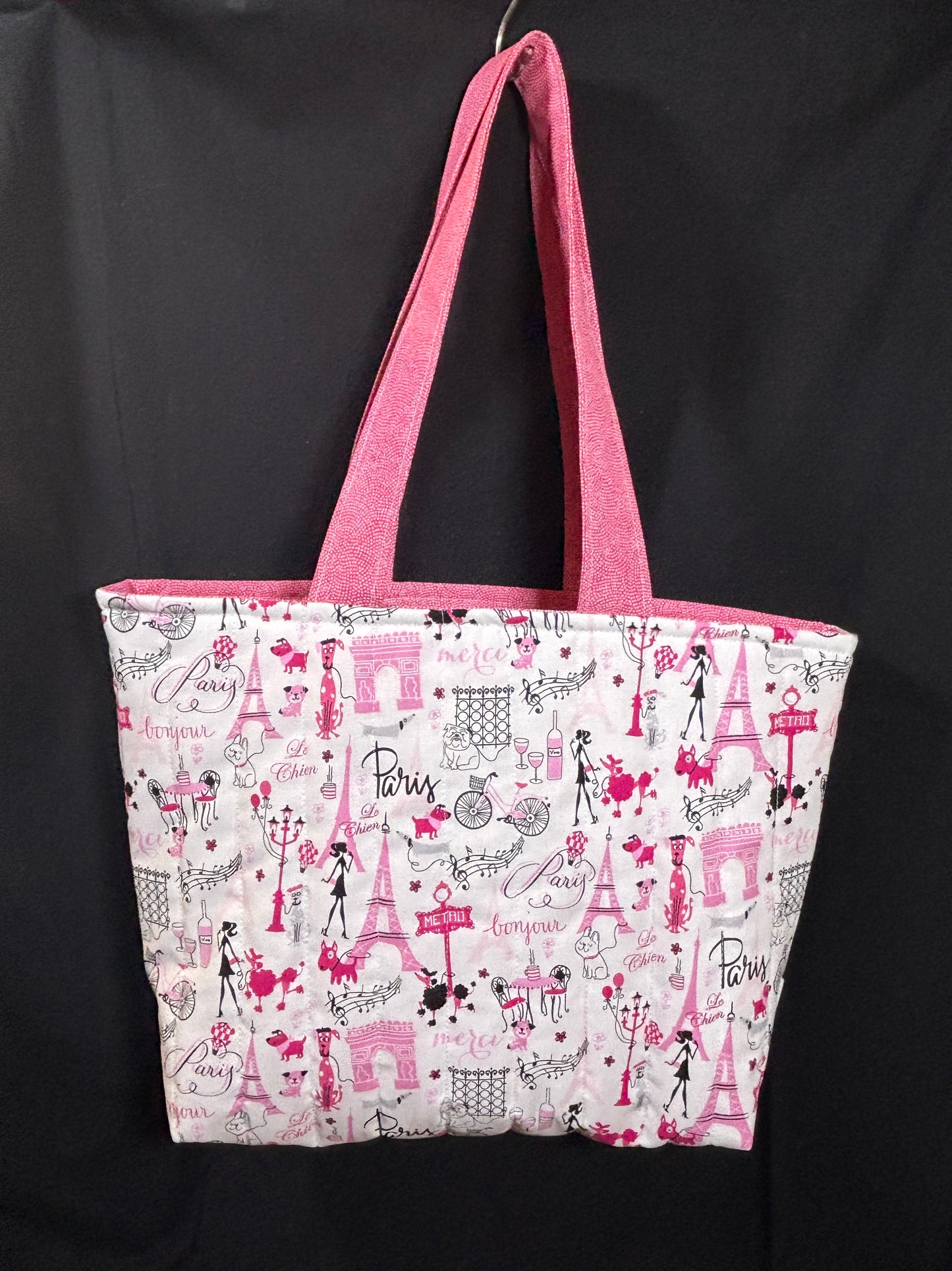 The Pink Paris Lover Tote Bag