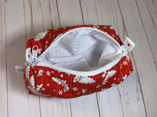 The White Christmas Tree Makeup Bag