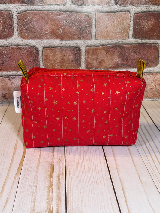 The Gold Star Makeup Bag