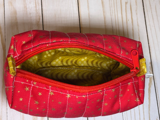 The Gold Star Makeup Bag