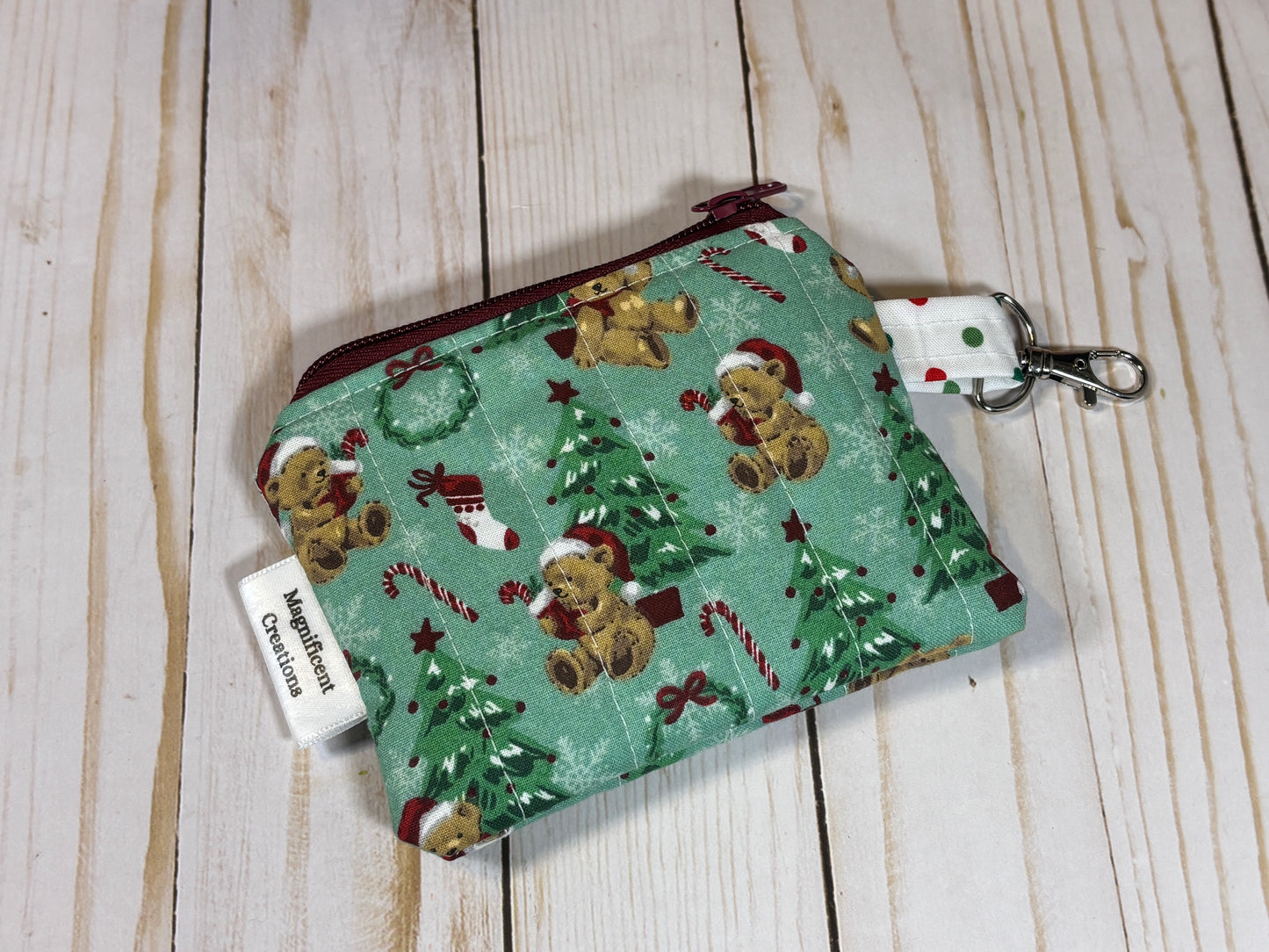 The Christmas Teddy Mini Wallet