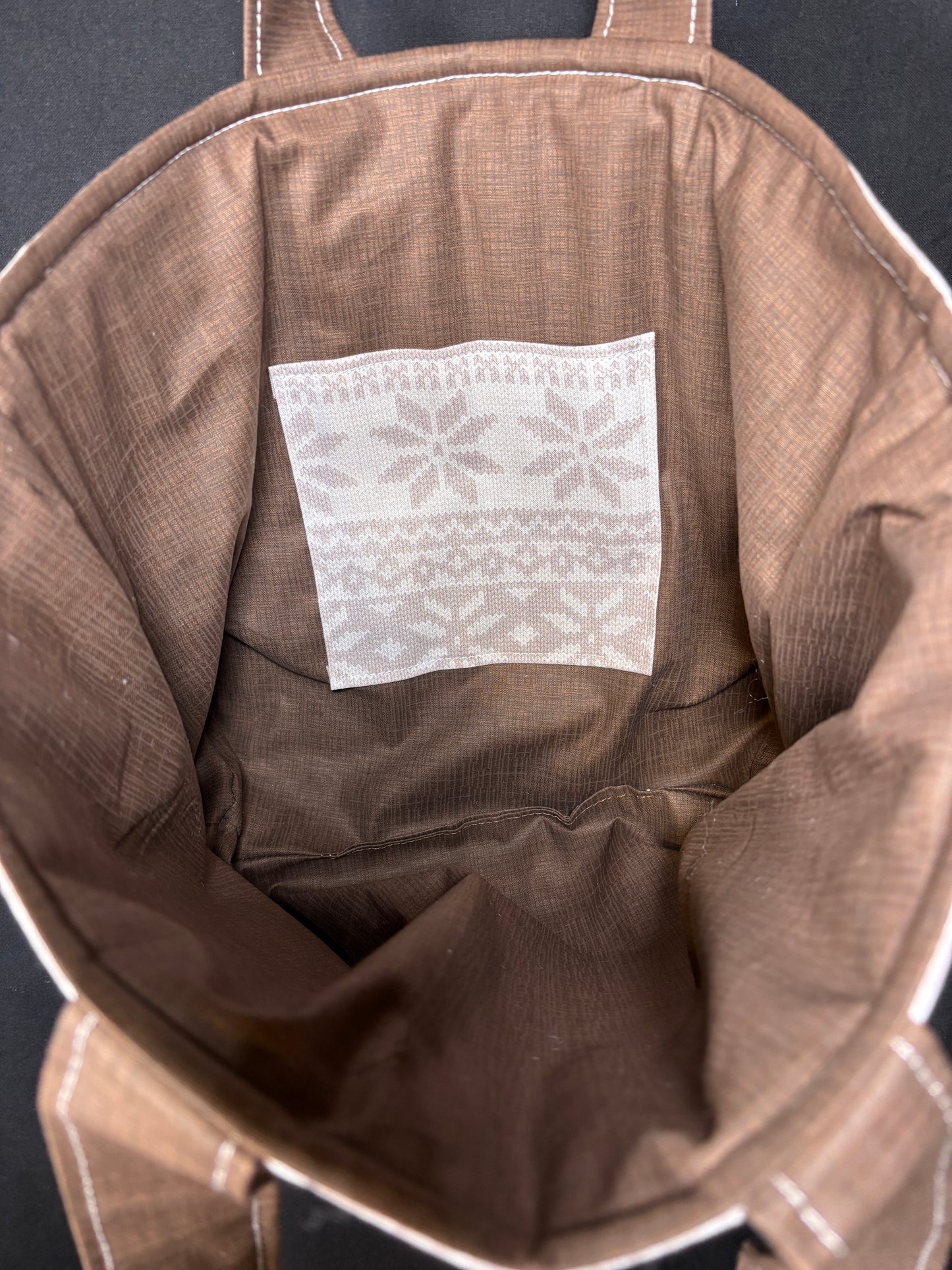 The Beige Sweater Tote Bag