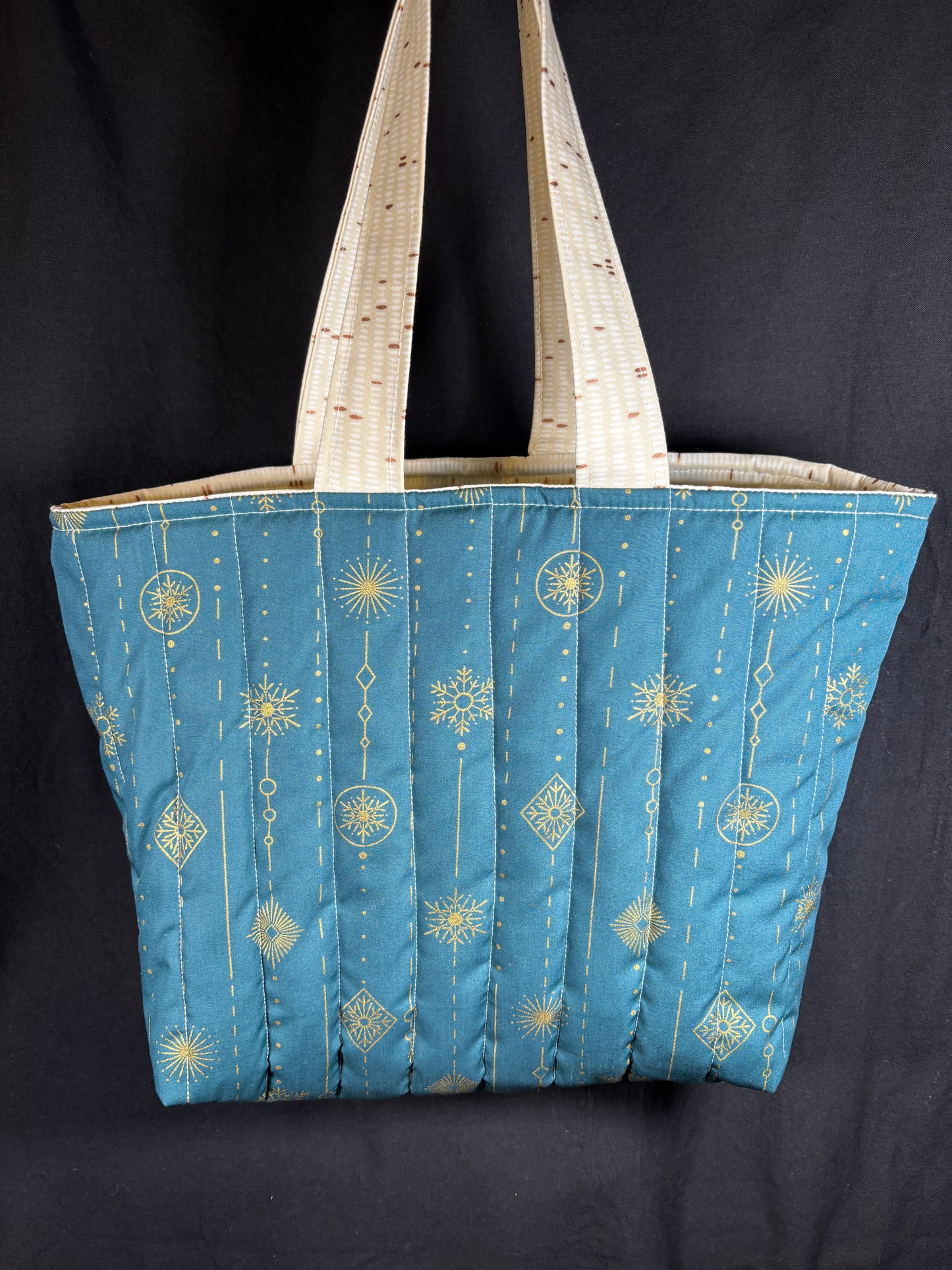 The Gold Snow Tote Bag