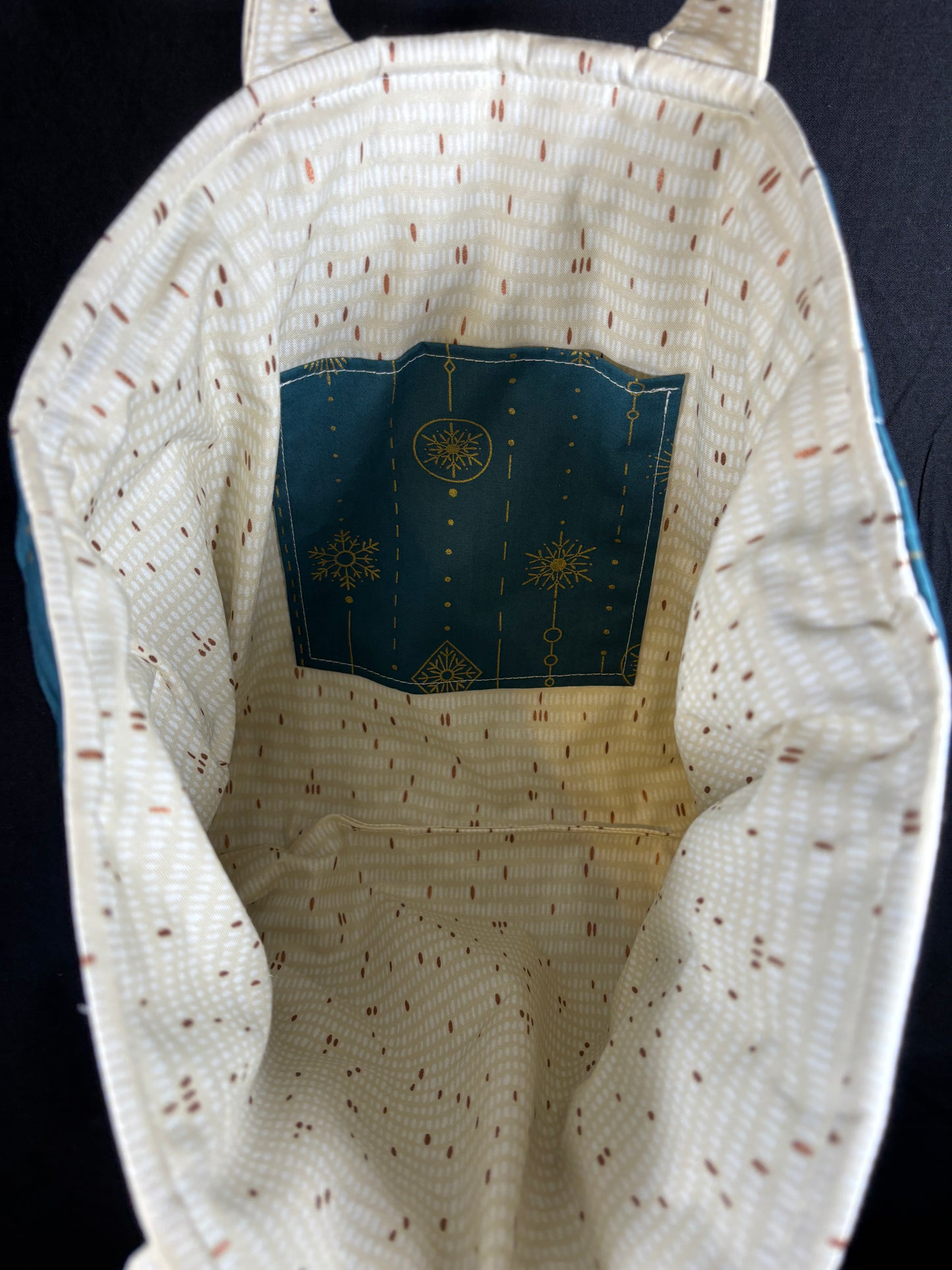 The Gold Snow Tote Bag