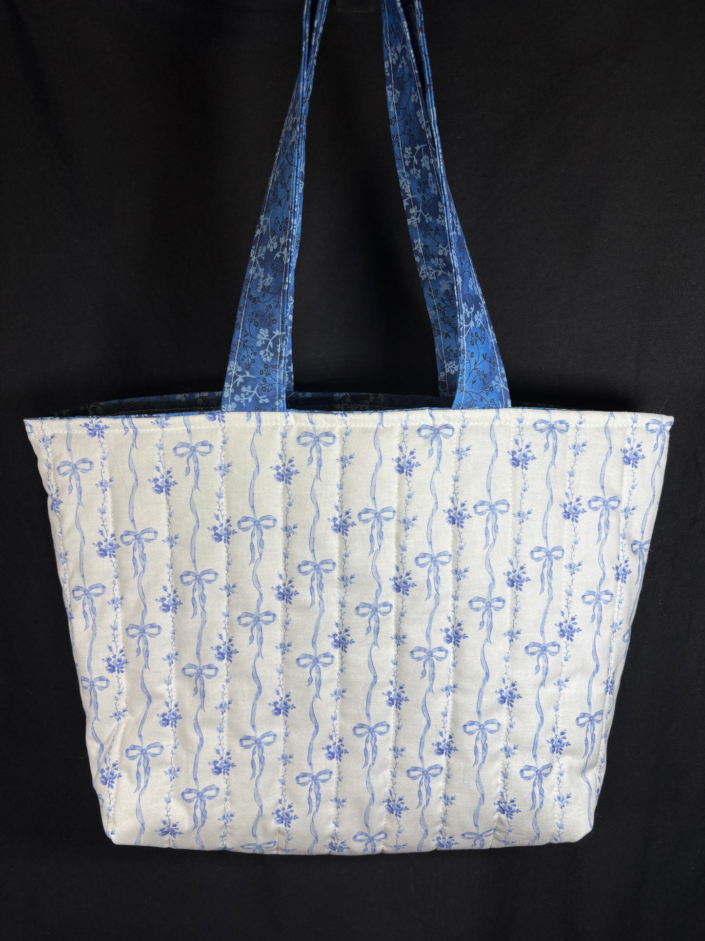 The Blue Bow Tote Bag