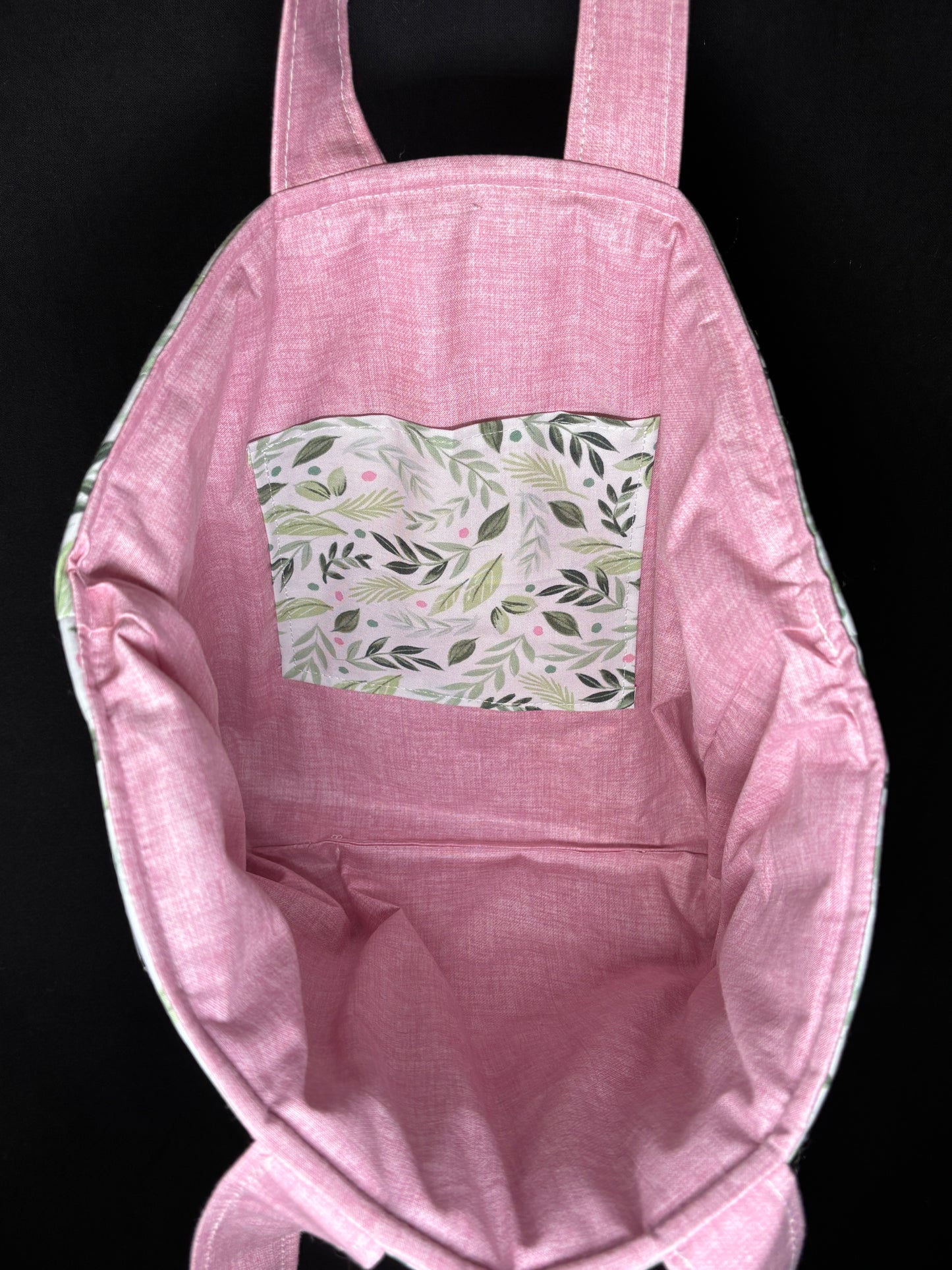 The Pink Greenery Tote Bag
