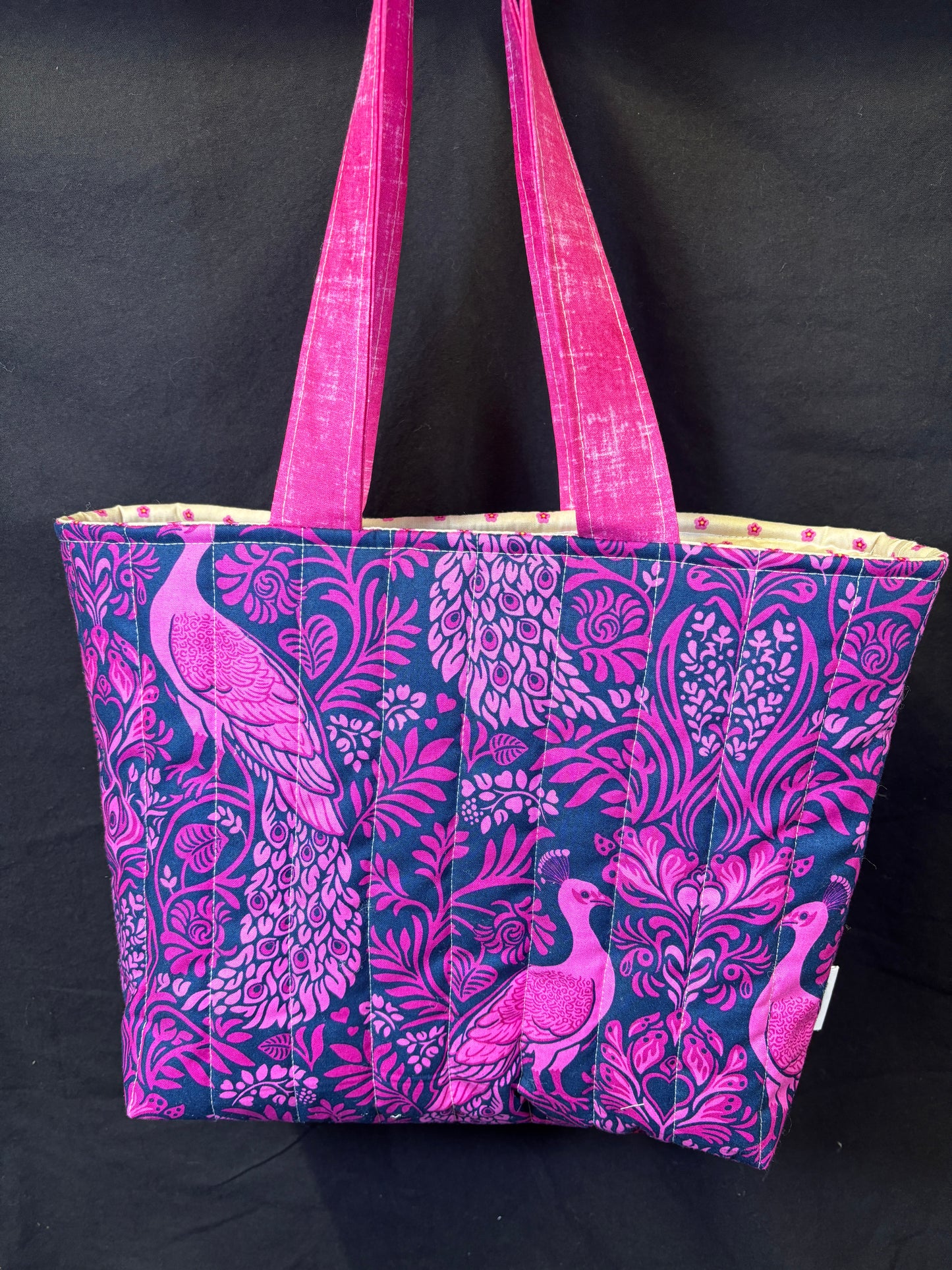 Love of the Purple Peacock Tote Bag
