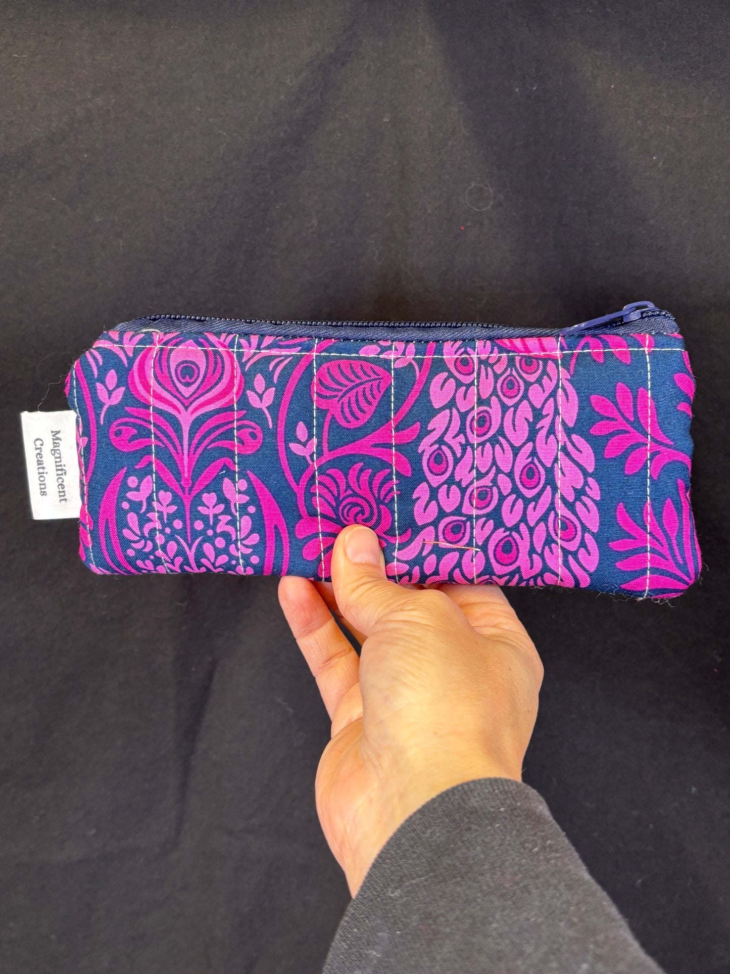 The Purple Peacock Pencil Case