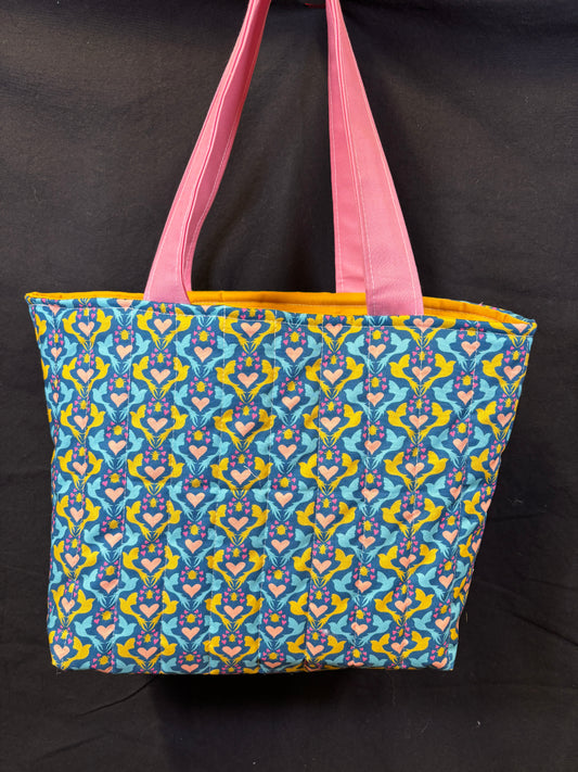 Golden Love Tote Bag
