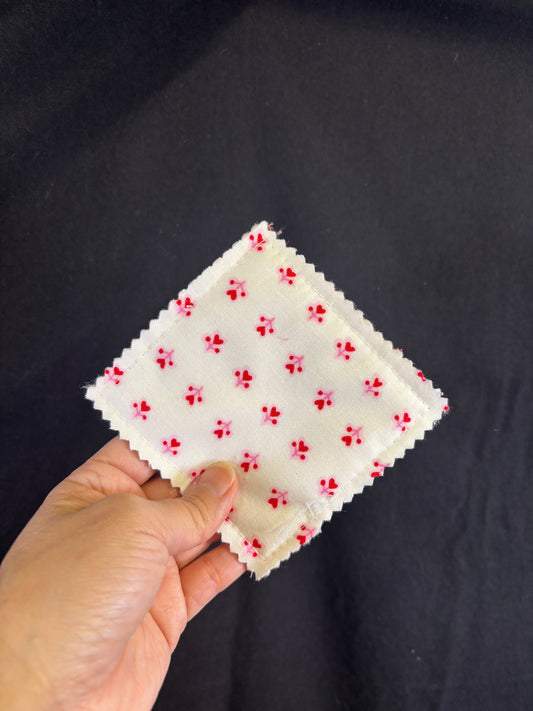 Pink Hearts Corner Bookmark
