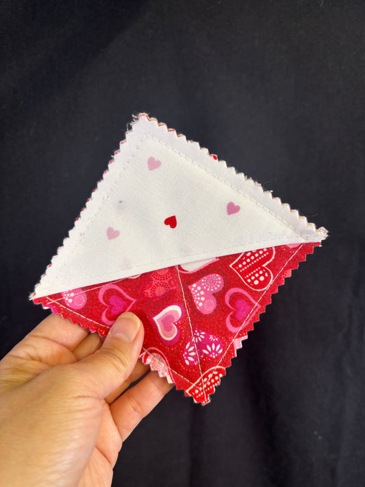 Red Hearts Corner Bookmark