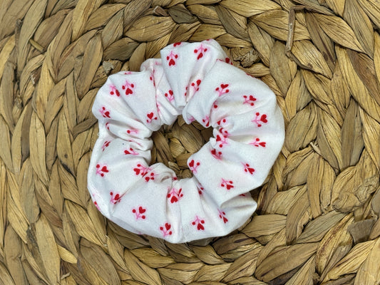 Rose Hearts Scrunchie