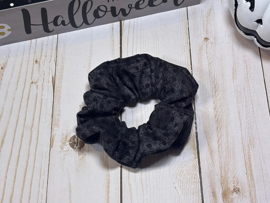 Black Dots Scrunchie