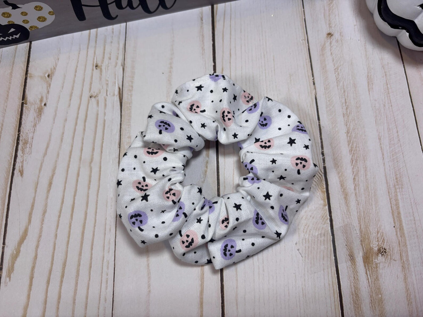 Purple Pumpkins Scrunchie