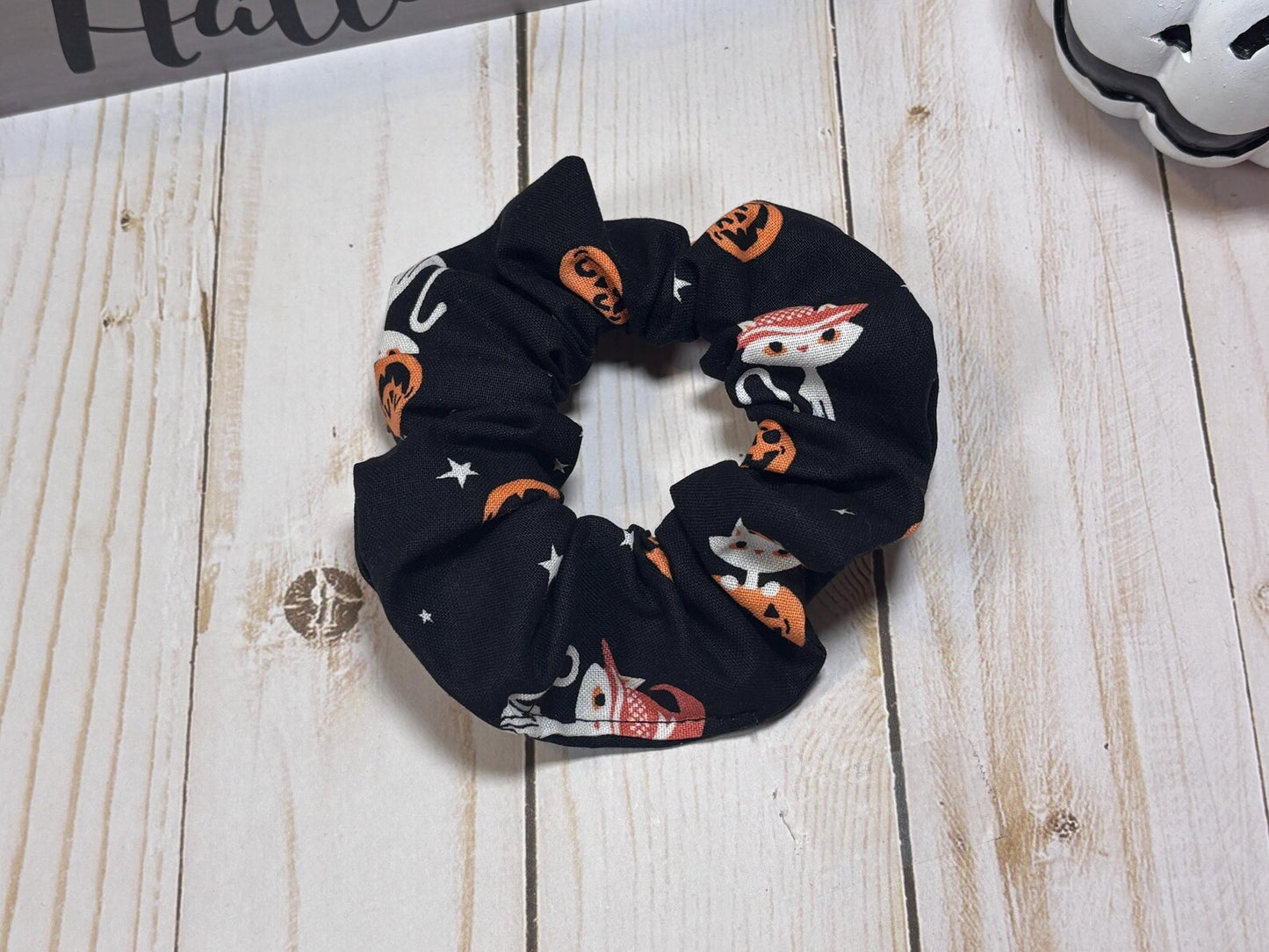 Witchy Cat Scrunchie