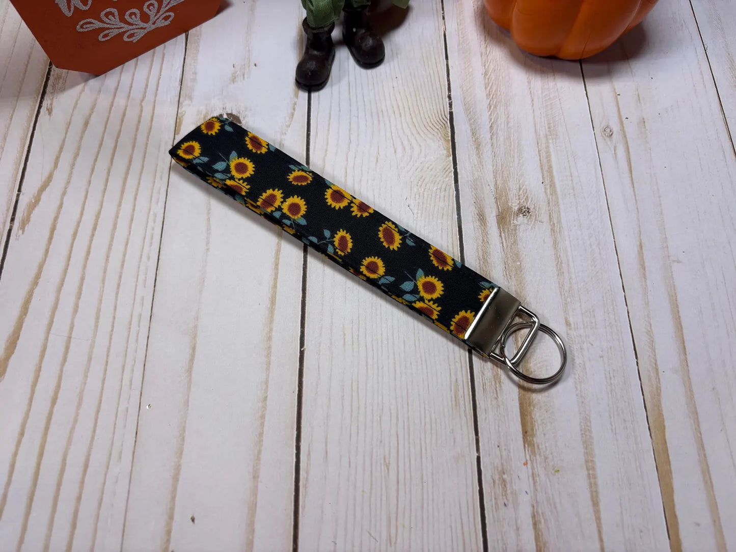 Sunflower Flower Keychain