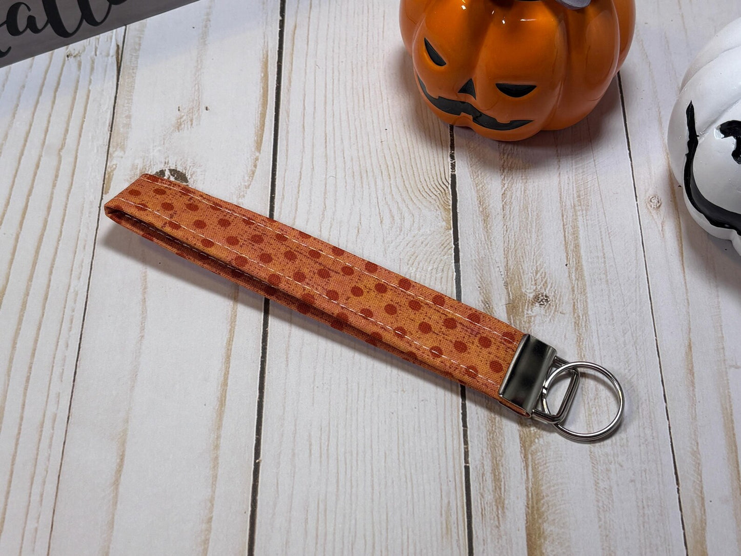 Orange Dot Keychain