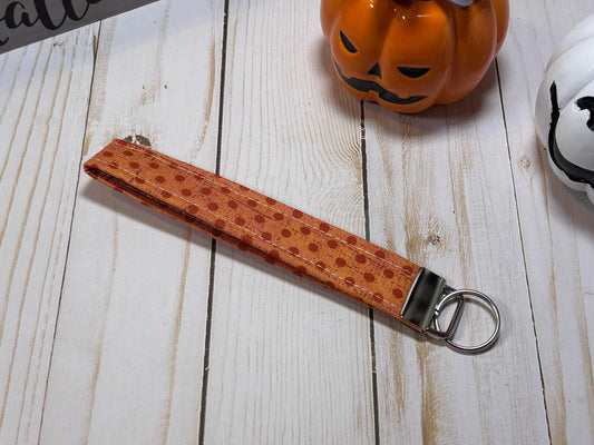Orange Dot Keychain