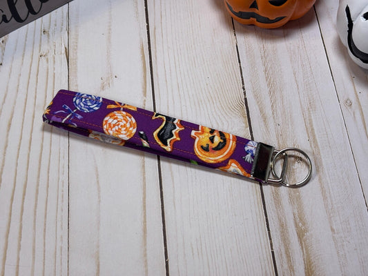 Lollipop Halloween Keychain