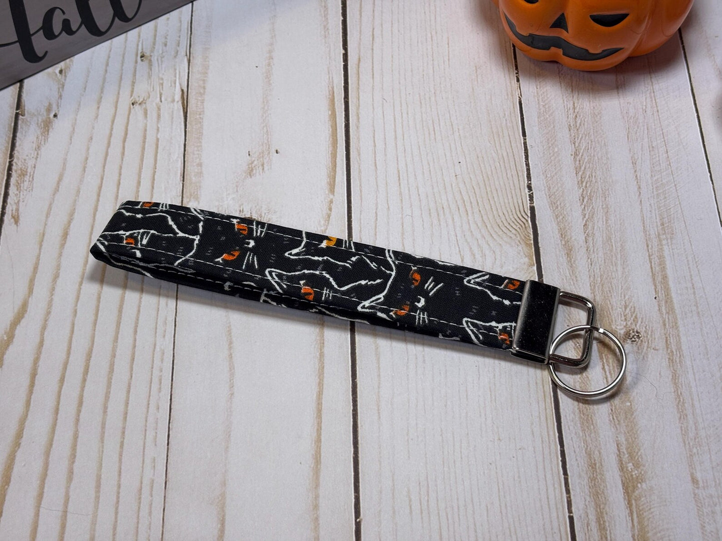 Red Eye Cat Keychain
