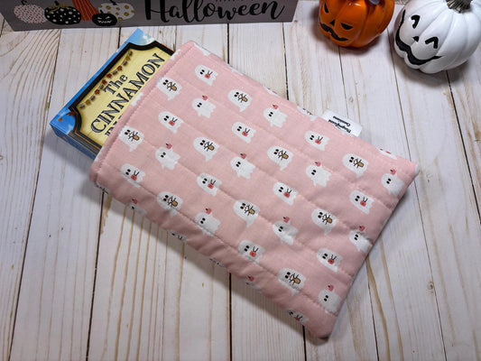Pink Ghost Book Sleeve