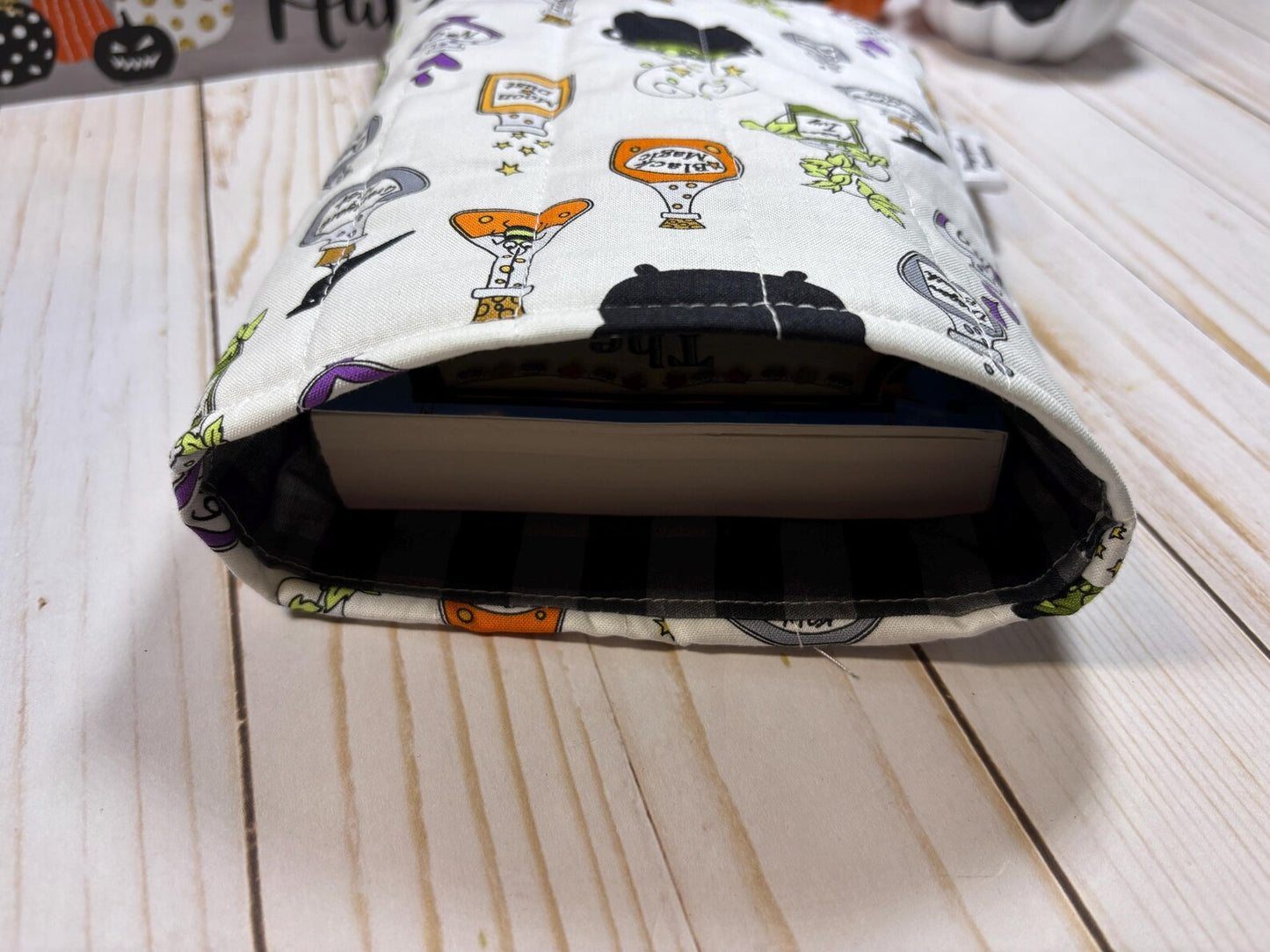 White Halloween Magic Book Sleeve
