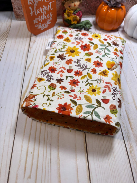 Autumn Flowers Book Sleeve