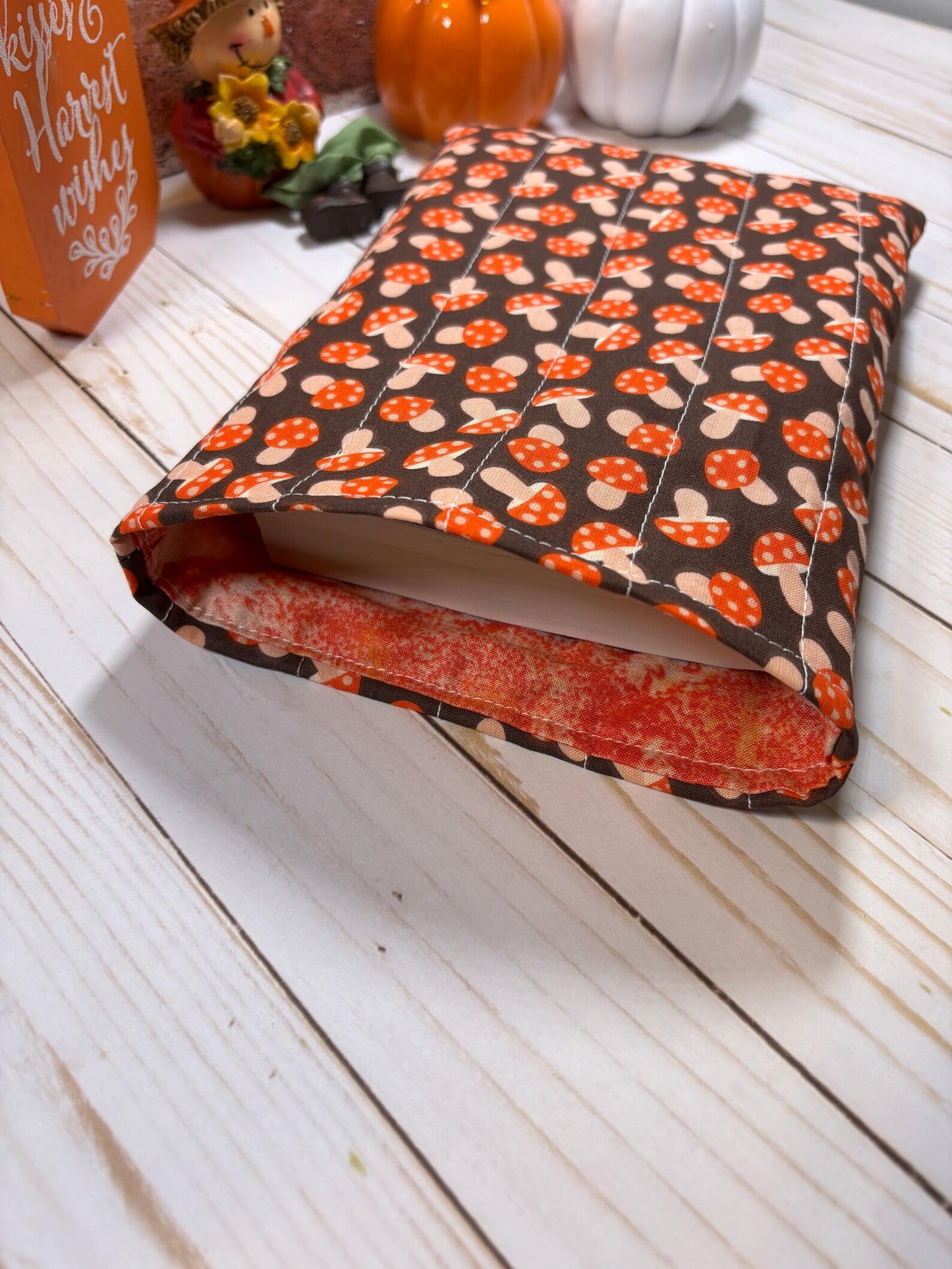 Fall Mushrooms Book Sleeve