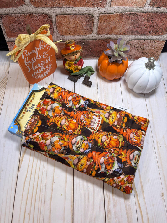 Large Fall Gnomes Book Sleeve