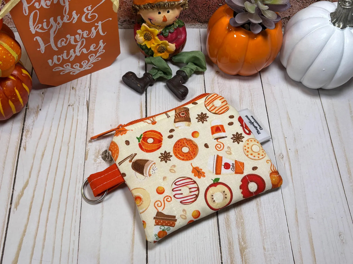 Fall Donuts Mini Wallet