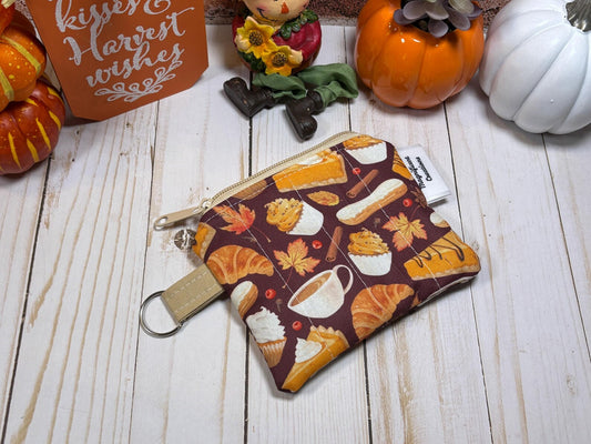 Fall Pastries Mini Wallet