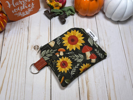 Fall Sunflower Mini Wallet