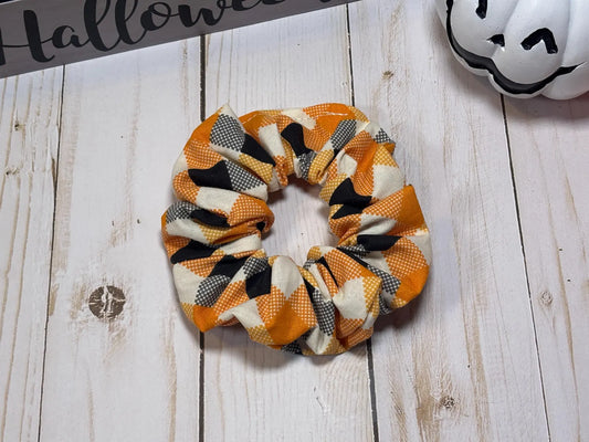 Halloween Flannel Scrunchie