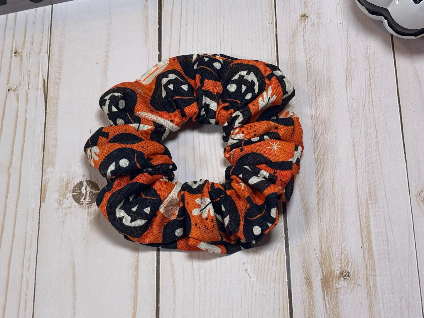 Black Jack O Latern Scrunchie