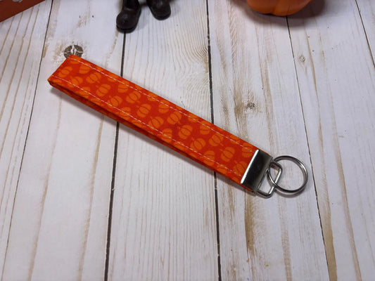 Orange Pumpkin Keychain